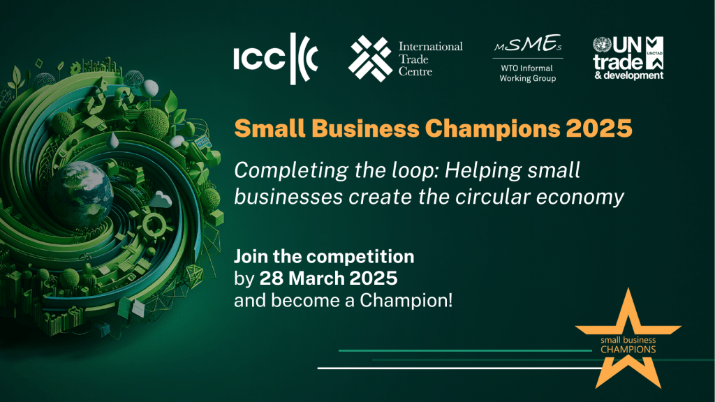 Calling all small business champions of the circular economy  - ICC