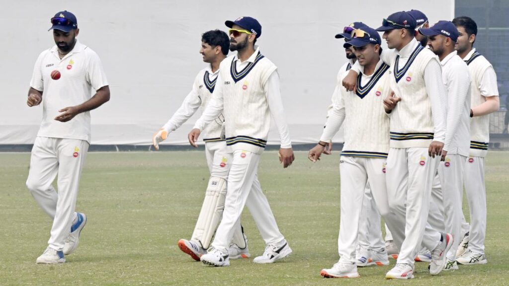 Ranji Trophy | Delhi fails to make knockouts despite bonus-point win against Railways