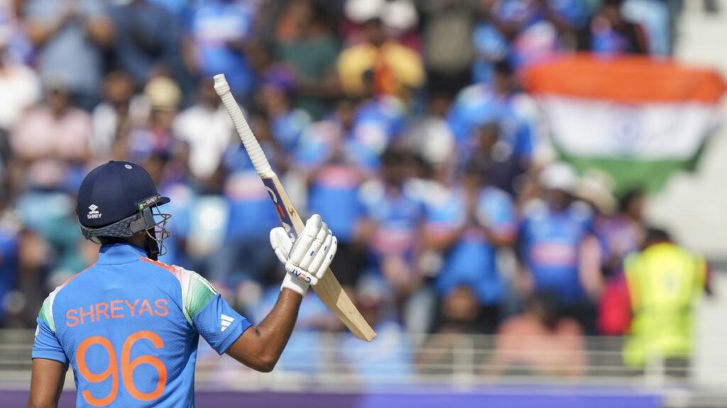 Champions Trophy: Shreyas Iyer continues fine run at number four; overtakes Virat, Lara